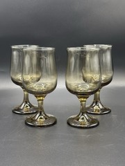 Libbey Tawny Vin Connoisseur Vintage Stemware Glasses 5.5 in – Set of 4