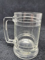 Clear Beer Mugs 5-1/4 “ Heavy