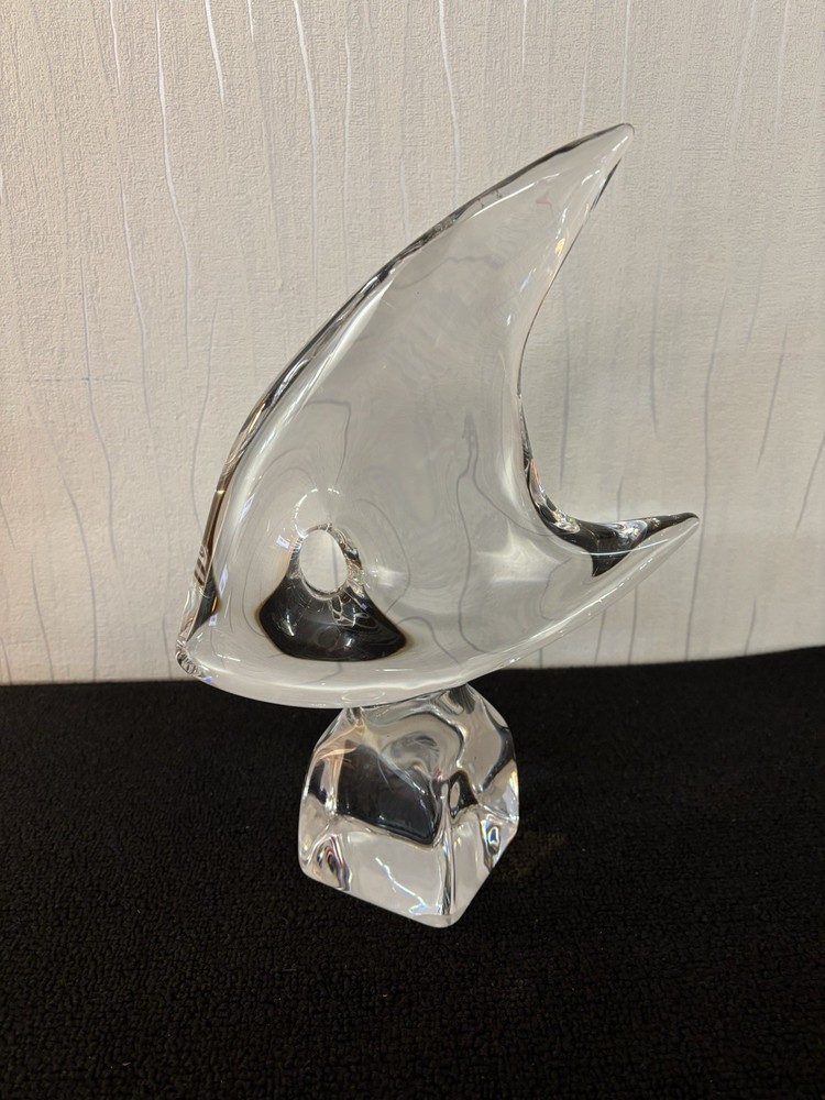 Daum France Crystal Angelfish