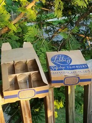 2 VINTAGE SETS ( LOT OF 11 ) OF LIBBEY SAFEDGE GLASS TUMBLERS BARELY USED