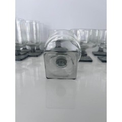 Vintage Federal Glass Barware 17 Pieces Mid-Century Modern