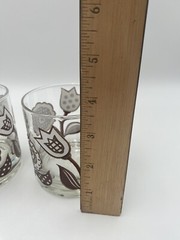 Culver Ltd Daisy Floral Double Old Fashioned Glasses Set Of 2