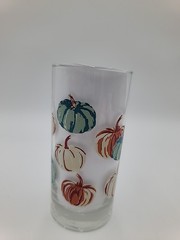 Libbey Pumpkin Fall Thanksgiving Drinking Glasses Tumbler Fall Color Pumpkins