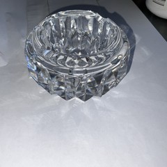 WATERFORD Giftware AshTray 3.5 Cut Lead Crystal Marked