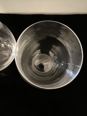 Riedel Stemless Wine glass Cabernet/Merlot 5” Tall Set Of 2 Delicate