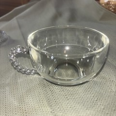 VINTAGE Hazel Atlas TREE OF LIFE Clear Glass Punch Cup Only ONE Available