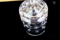 Crystal Cut Star Vertical Thumbprint Wine Glass 5 7/8 » Square Bowl Multi-stem