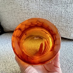 Moser Pebbles Topaz Double Old Fashioned DOF Tumbler 12.5 oz
