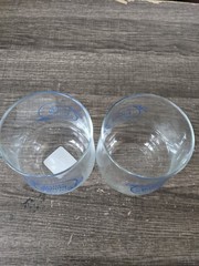 FAITH FAMILY FRIENDS STEMLESS WINE GLASSES LOT OF 2 NEW READ! FREE USA SHIPPING