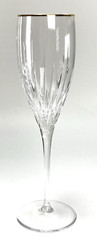 Vintage 1995-2001 Soho Gold by Rogaska 9″ Fluted Champagne Glass
