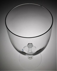 FOSTORIA FASCINATION CLEAR WATER GOBLETS 6 3/4″ EXCELLENT!! SIGNED