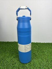 Stanley 36oz IceFlow Aerolight Flip Straw Water Bottle Azure Blue