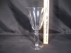 J.C. Penney Chris Madden Veneto Clear Optic Water Goblets Set of 8