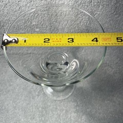Libbey Z-Stem Martini Cocktail Glasses Set of 4 9.25oz 274ml Twisted Stem New