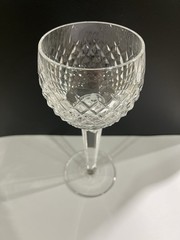 1 VINTAGE WATERFORD CRYSTAL ALANA WINE HOCK GLASS 7 3/8″ ~ MADE IN IRELAND