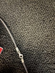 Red Pebble Necklace In Baccarat Crystal Mod1