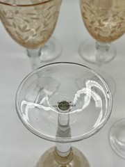 Rogaska Venetian Amber Wine Glass / Goblet 4688468