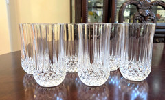 Cristal D’Arques Durand Longchamp Tumbler 10 oz Crystal Glass Set of 6