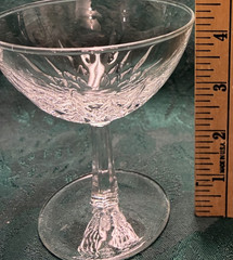VTG 1970’s French Crystal Champagne/Sorbet Glasses 4.25″ x 3.5″ Set of 2