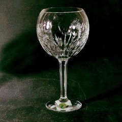 WATERFORD MILLENNIUM LOVE TOASTING GLASS, Cut Lead Crystal, 8″, 10 Oz, NIB, 2PCS