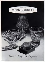 WEBB CORBETT GEORGIAN OYSTER or FRUIT GLASSES, Cut Crystal, 3 1/4″, ENGLAND, 4PC