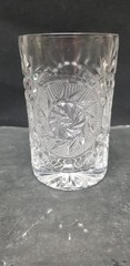 VTG FOSTORIA STOWE 1974-1982 GLASS TUMBLER 5 1/8″