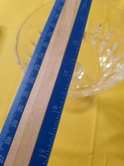 Set Of 2 Cris D Arques Durand Crystal Chantelle Champagne Tall Sherbet