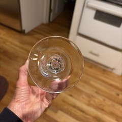5 Mikasa Stephanie 7.5” Wine Goblets Wine Glass Optic Bowl Wafer Stem