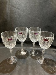 Markham by Waterford – Four Cut Crystal Water Goblets
