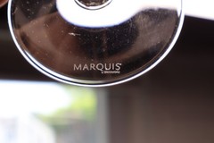 MARQUIS BY WATERFORD JEWELS MARTINI GLASS AMETHYST PURPLE ORIGINAL LABEL