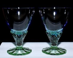 ✪ Bormioli Rocco Bahia Blue and Green Dessert Glasses – Set of 2