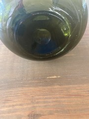 Vintage MCM Viking Blown Glass Smoke Pinch Spout Pitcher Epic Collection