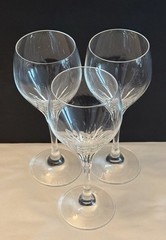 Shott Zwiesel Long Stem Wine Glasses Goblets Set Of 3 Can Can Design Glasses