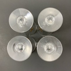 Set of Four Mid-Century Tiffin-Franciscan Jupiter pattern Juice Glasses MCM