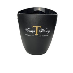 Trump Winery Black Wine Bucket Chiller Cooler Charlottesville VA RARE FIND