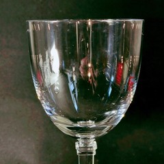 TIFFANY & CO HAMPTON WHITE WINE GLASSES, Blown Lead Crystal, 7 7/8″, 6 Oz, 2PCS
