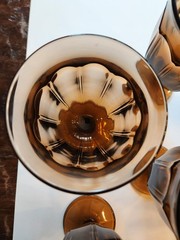 Vintage Noritake Provincial Smokey Brown Iced Tea Wine Goblets 6 3/8in Set Of 8