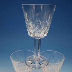 Waterford Crystal – Lismore – 4 Claret Wine Glasses – 5 7/8 inches – 6 Ounces