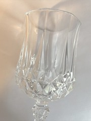 Crystal Wine Glass Goblet 1 Elegant Beautiful Cut Crystal  TULIP