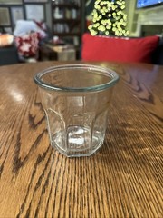 Anchor Hocking Glass 8 Oz. New Orleans Flat Juice Paneled Vintage