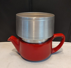 Vintage TRICOLATOR Coffee Pot Red by HALL China Co. NO LID For Parts Only USA