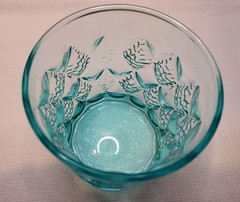 Vintage Anchor Hocking Aquamarine Gemstone Kimberly 3.5″ Glass Tumbler #10