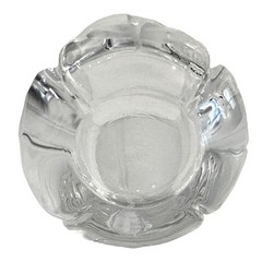 Heavy Crystal Elegant Embellished Frosted 3D Leaf Base Highball Glasses-Set of 6