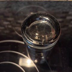 Vintage AQUARIUS Zodiac, Astrology, Horoscope Tinted Glass Tumbler