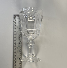 Fostoria Virginia Clear Crystal 5 oz. Wine Goblets 6″ Set of 4 In Box
