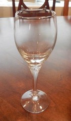 LENOX CRYSTAL «ERIN» PATTERN PLATINUM TRIM WATER GOBLET GLASS (S) 8 5/8″