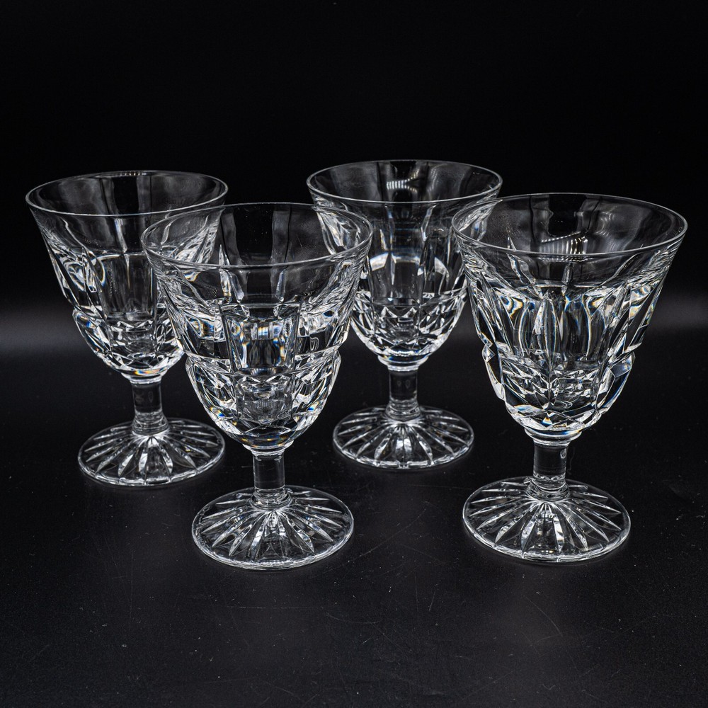 Daum France Crystal DAU9 Wine Glasses 4 1/8″- Set of 4 – FREE USA SHIPPING