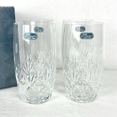 Vintage Crystal Highball Glasses Cristal d’Arques/J. G. Durand Orion Set 4 NIB