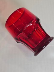 Rare Vintage Dalzell Viking Arlington Ruby Flat. Tumblers Set of Two Excellent