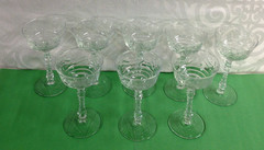 Rock Sharpe ARTIC ROSE Liquor Cocktail Glass (5 3/4″ Tall) – Set of 8 – NICE